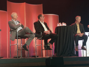 Bernie Moyle, Roger Bloss and Greg Mount unveiled plans at the general session.