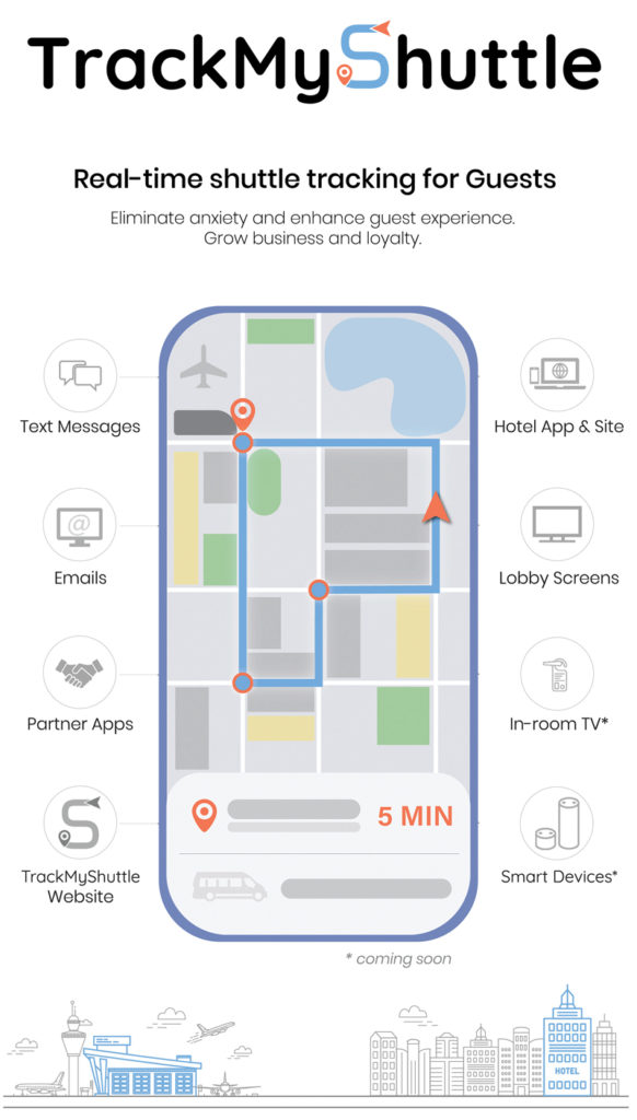 TrackMyShuttle enables realtime tracking of hotel transportation HB