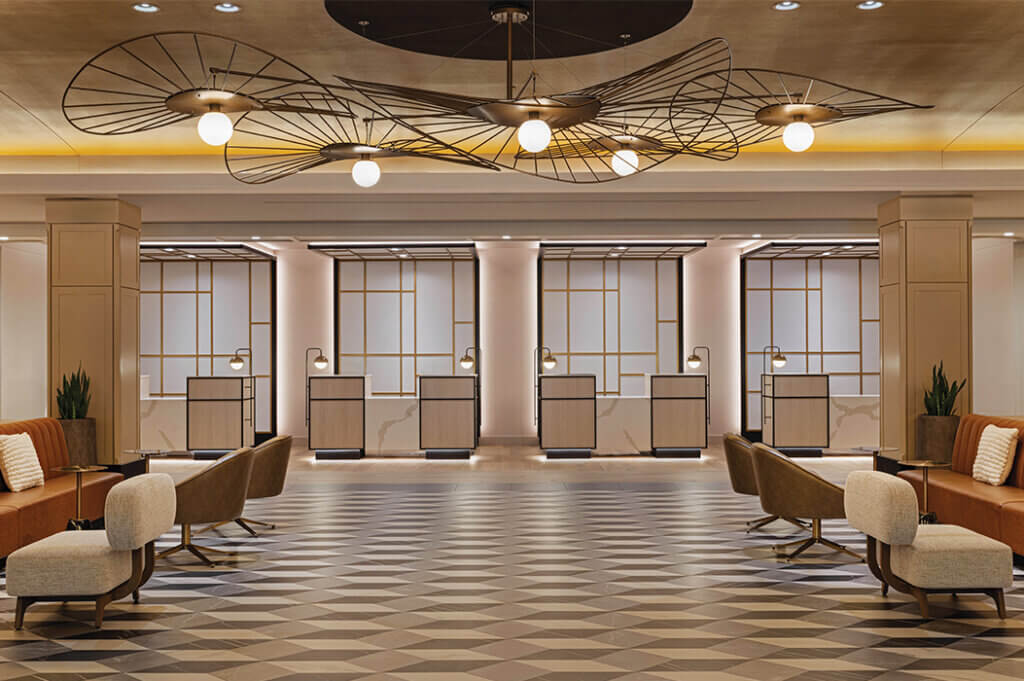 The Sheraton Boston Hotel Lobby